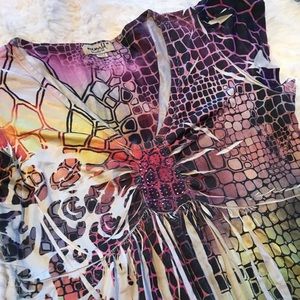 A boho oversized shirt